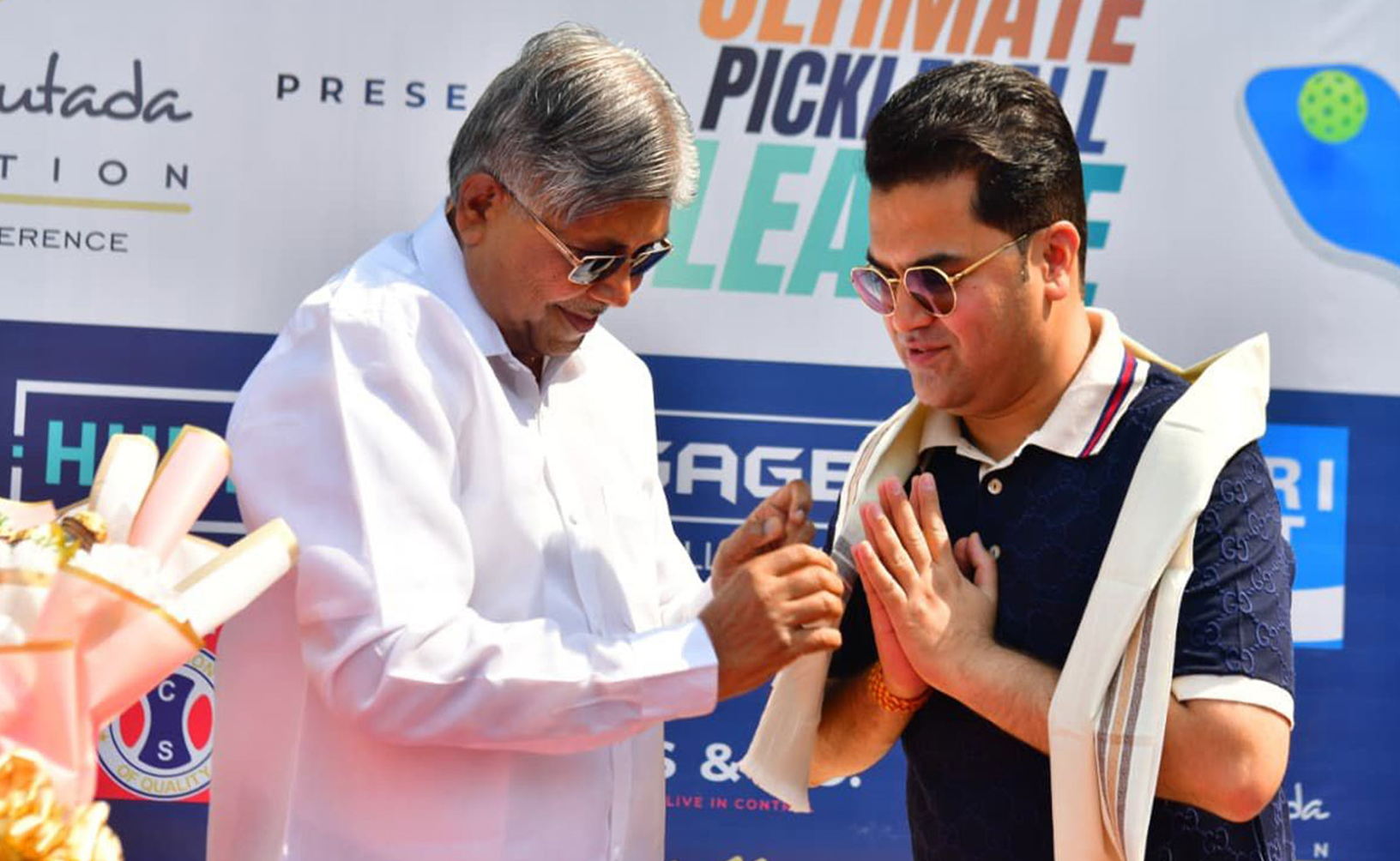माननीय श्री चंद्रकांत पाटिल ने अभय भुतडा फाउंडेशन की ओर से आयोजित अल्टीमेट पिकलबॉल लीग का उद्घाटन किया